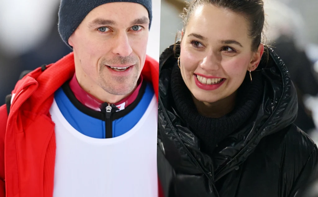 Piotr Żyła i Marcelina Ziętek