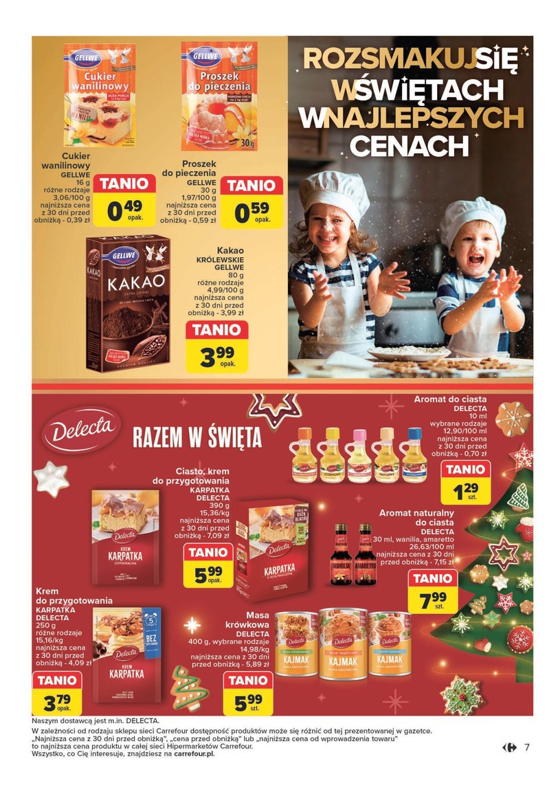 Gazetka: Rozsmakuj się w Świętach! - Carrefour - strona 7