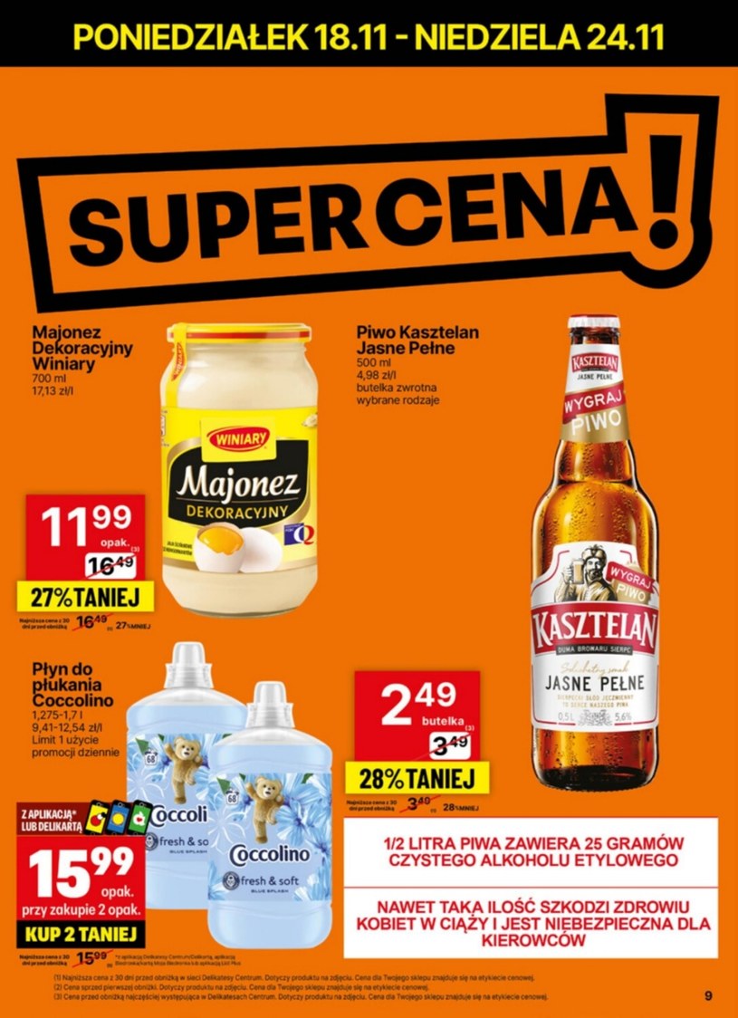 Gazetka: Świąteczne Disco Promo! - Delikatesy Centrum - strona 9