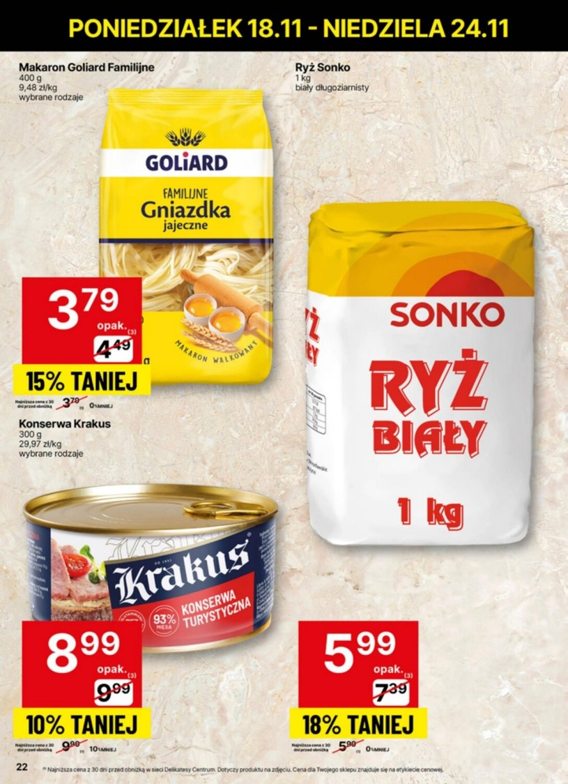 Gazetka: Świąteczne Disco Promo! - Delikatesy Centrum - strona 22