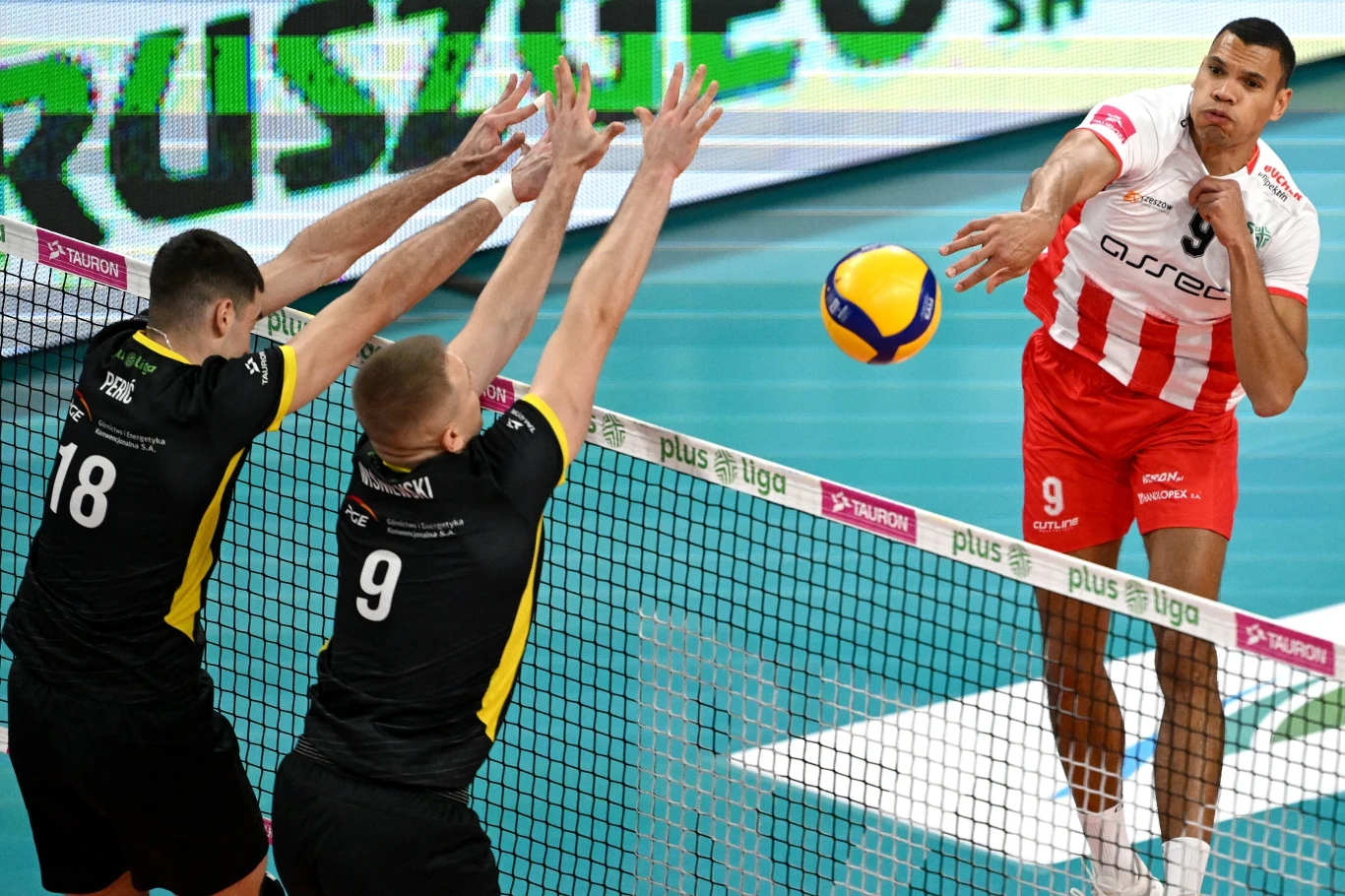 Atakuje Stephen Boyer z Asseco Resovii