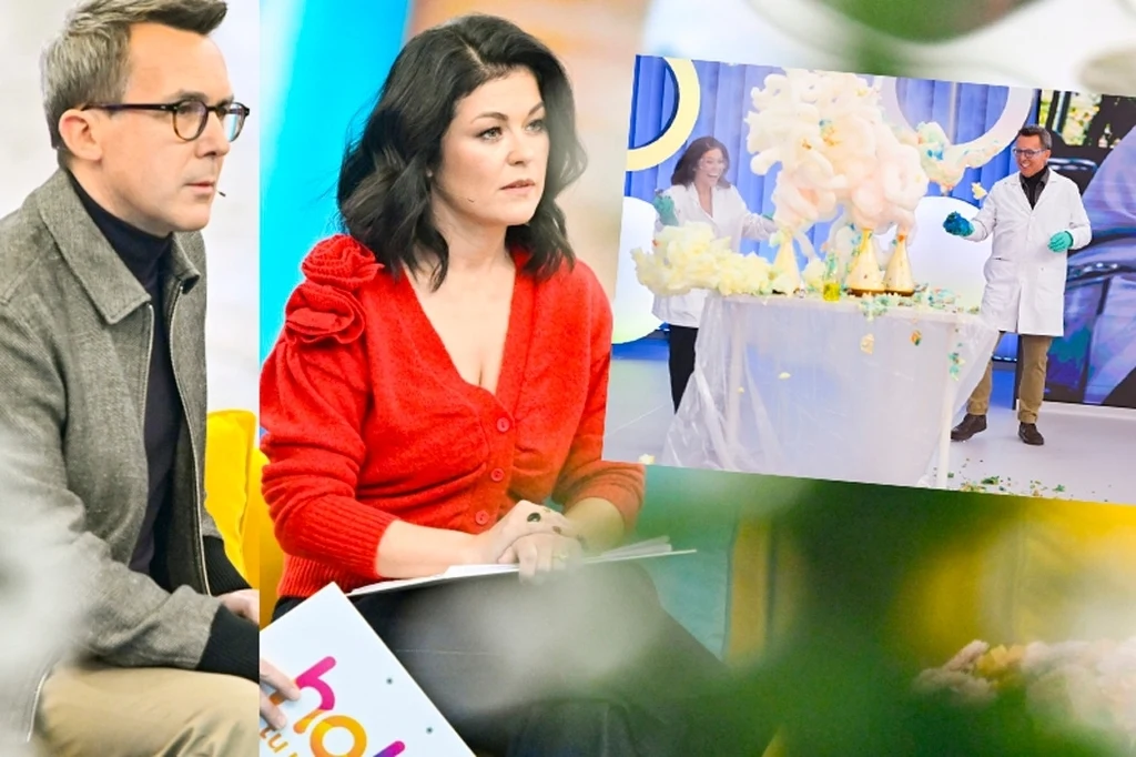 Katarzyna Cichopek i Maciej Kurzajewski przeprowadzają eksperyment w "halo tu polsat"