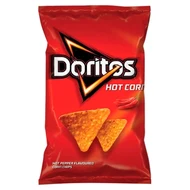 Doritos Hot Corn Chipsy kukurydziane o smaku ostrej papryki 100 g