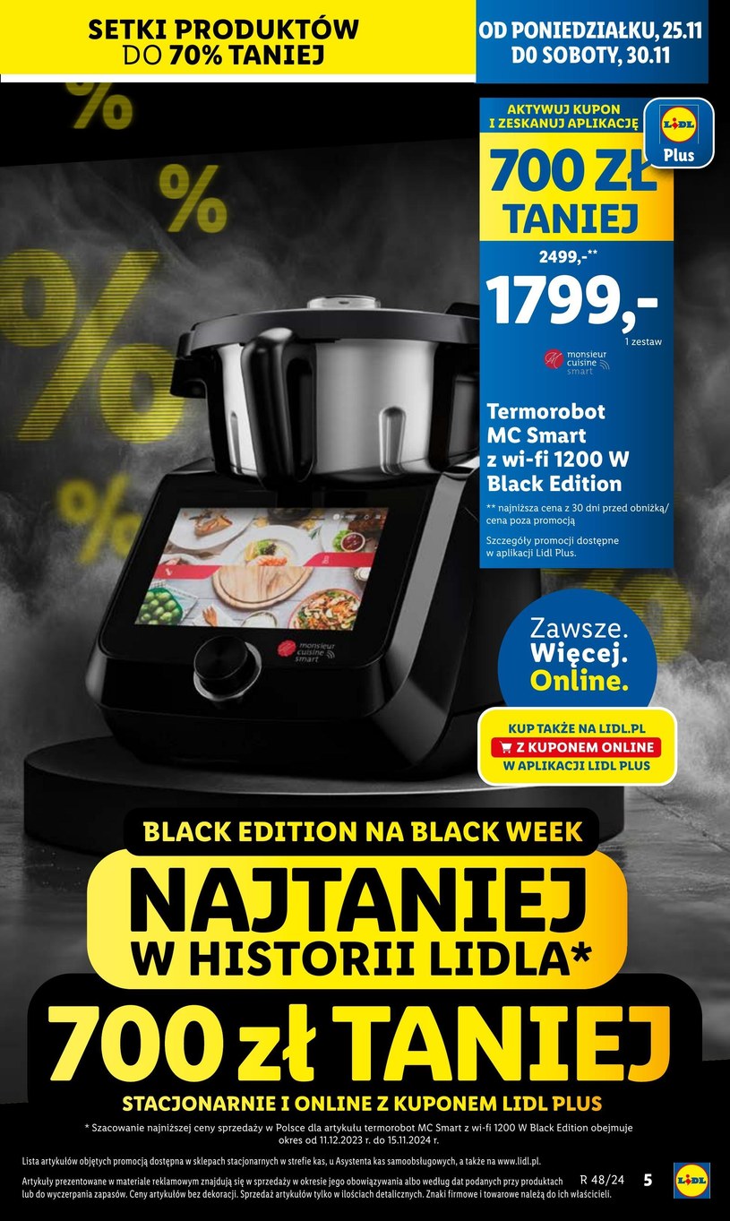 Gazetka: Black week pełen hitów - Lidl - strona 5