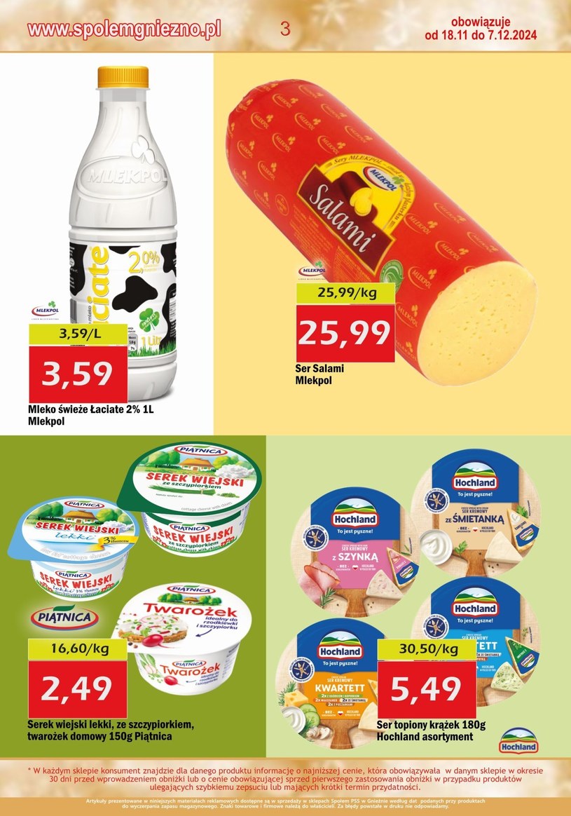 Gazetka: Oferta handlowa Społem Gniezno - strona 3