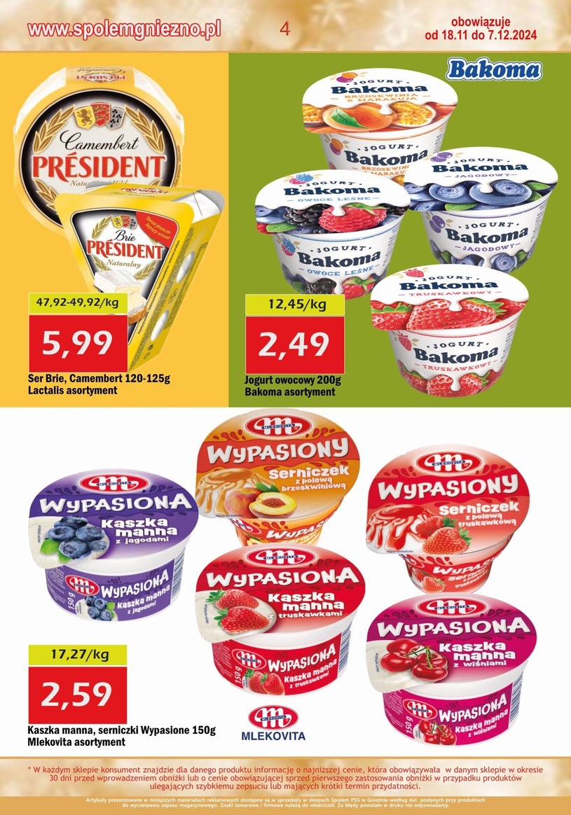 Gazetka: Oferta handlowa Społem Gniezno - strona 4