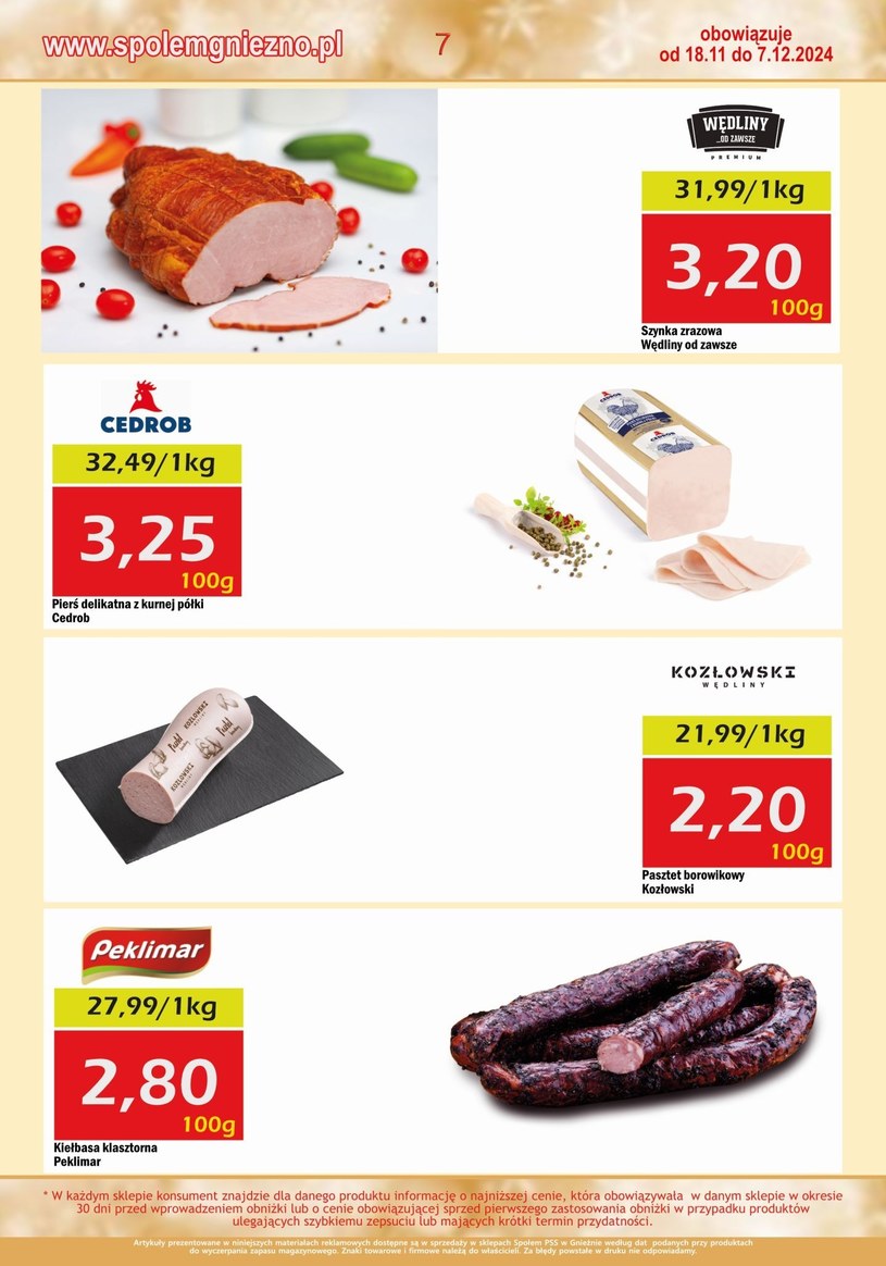 Gazetka: Oferta handlowa Społem Gniezno - strona 7