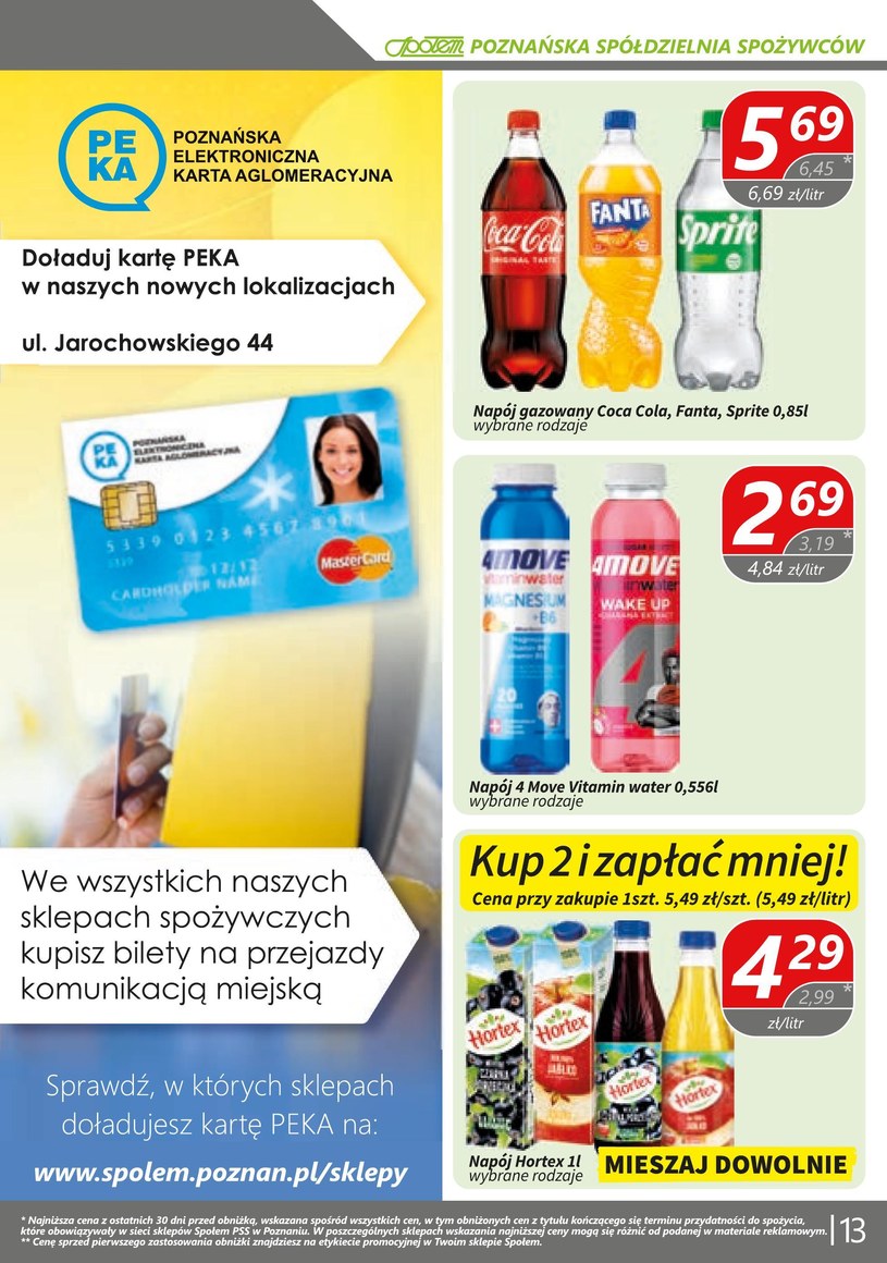 Gazetka: Gazetka promocyjna Społem Poznań - strona 13