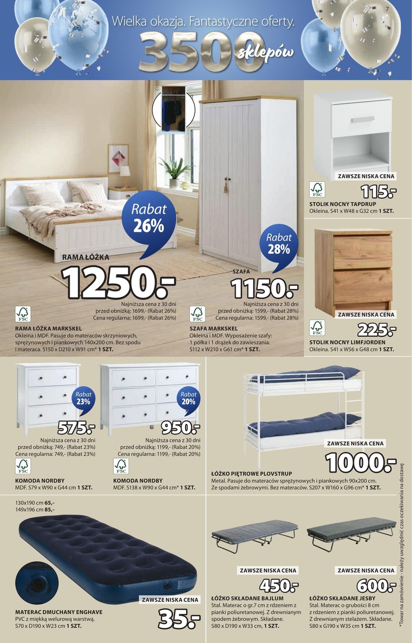 Gazetka: Fantastyczne oferty w Jysk  - strona 7