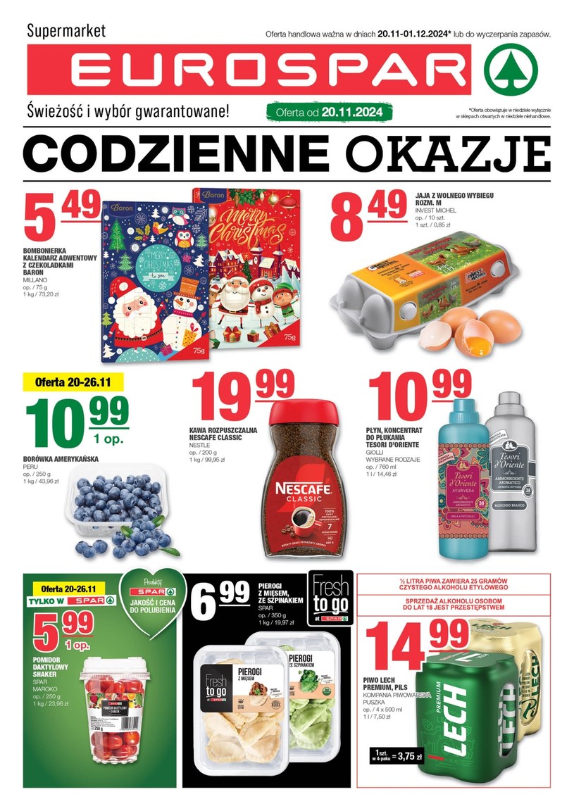 Gazetka: Okazje w EuroSPAR  - strona 1