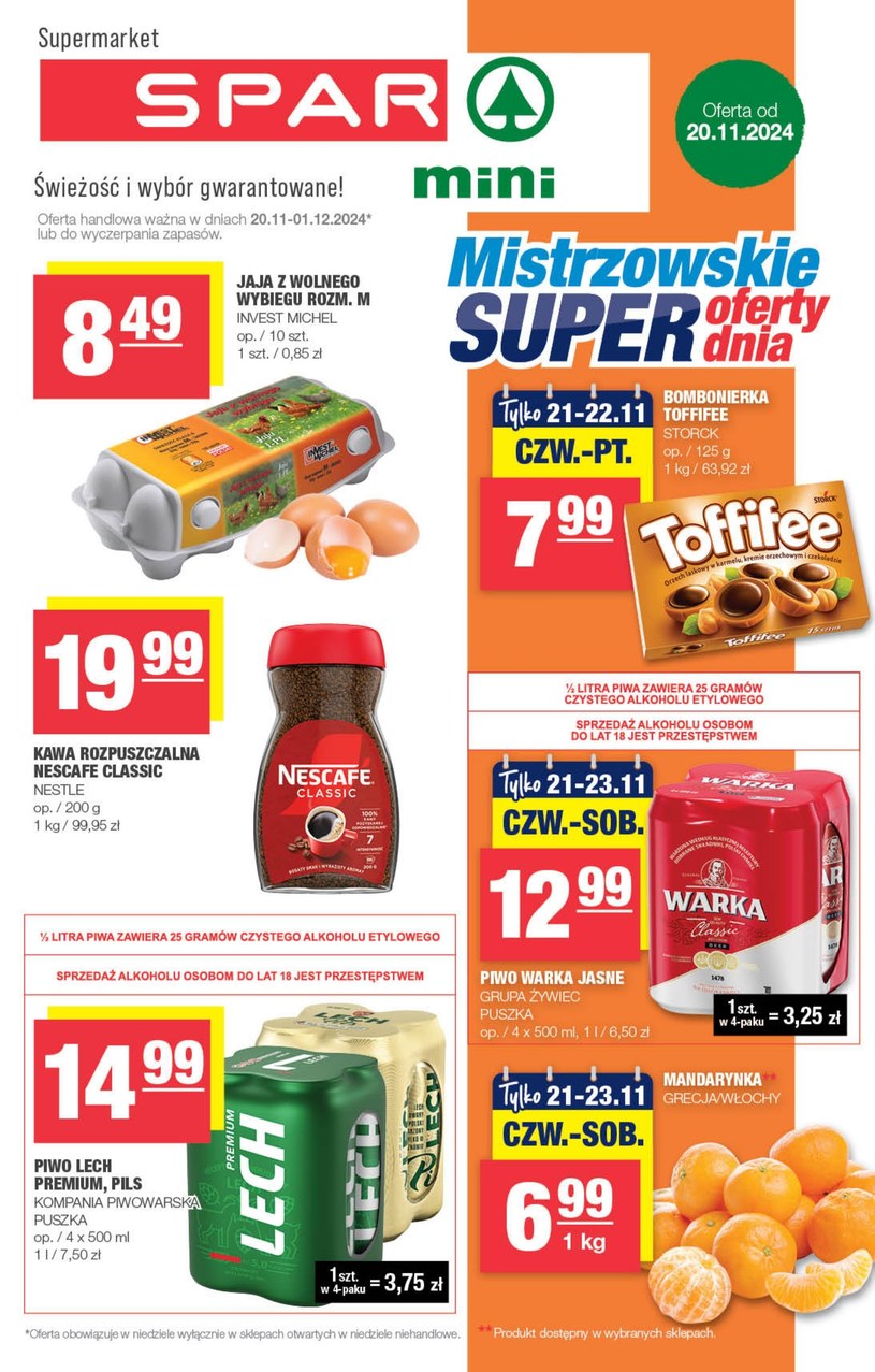 Gazetka: Super ceny w SPAR mini  - strona 1