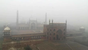 W poniedziałek w New Delhi panował gęsty smog. Stężenie szkodliwych pyłów miejscami 65 razy przekraczało rekomendowany maksymalny limit WHO