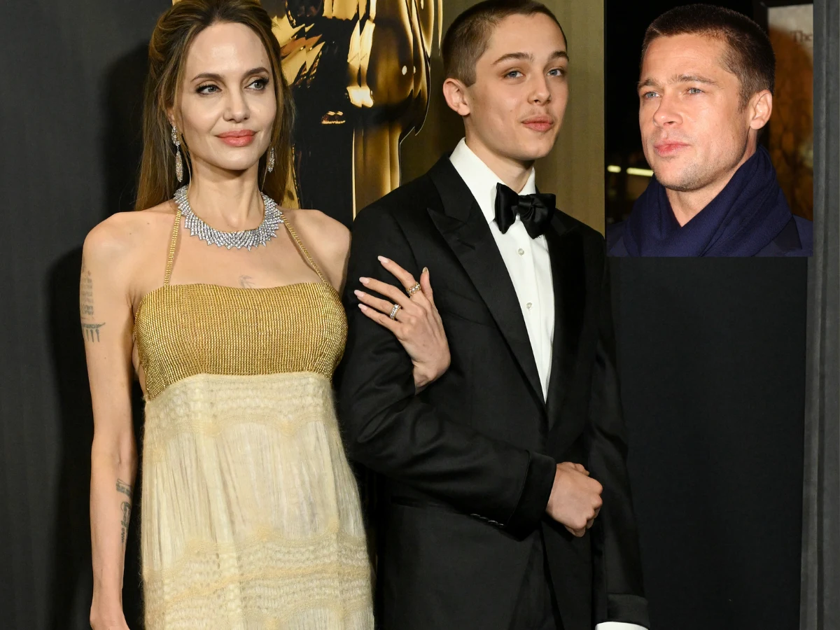 Angelina Jolie z synem na gali. Knox wygląda jak młody Brad Pitt