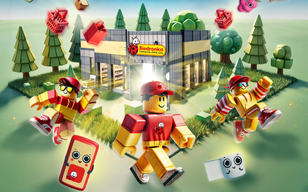 Biedronka Simulator na Robloxie osiągnął już ponad 2,1 miliona zagrań i zgromadził 45 tysięcy członków w grupie Biedronka Polska