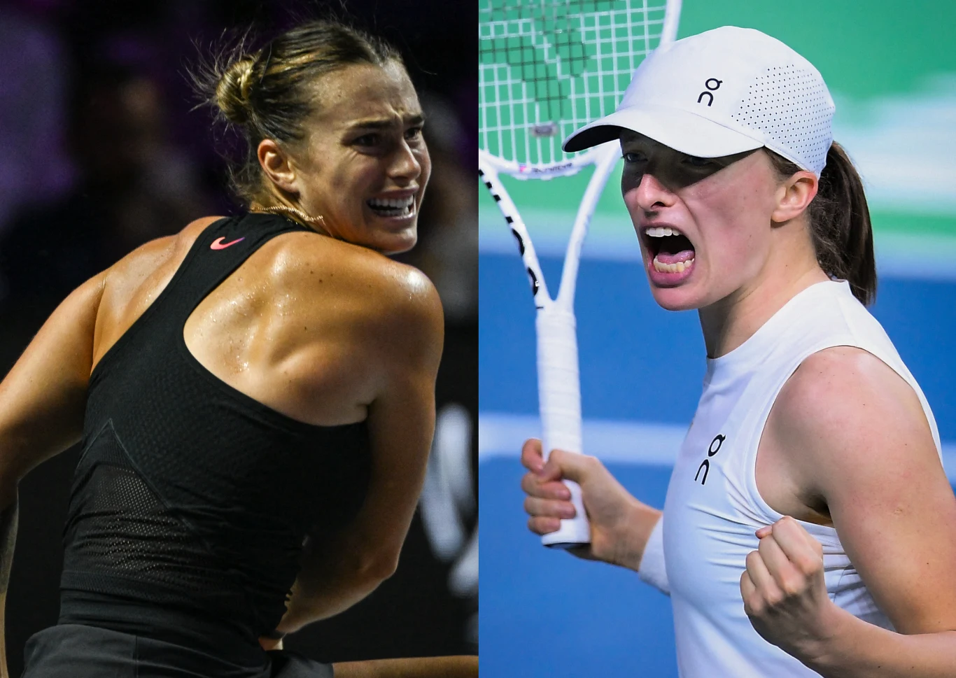 Aryna Sabalenka i Iga Świątek Aryna Sabalenka i Iga Świątek