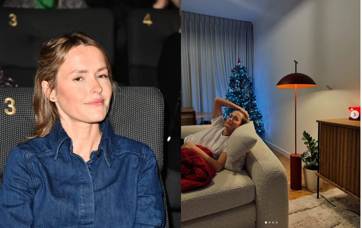 Olga Frycz ubrała choinkę w listopadzie Olga Frycz ubrała choinkę w listopadzie