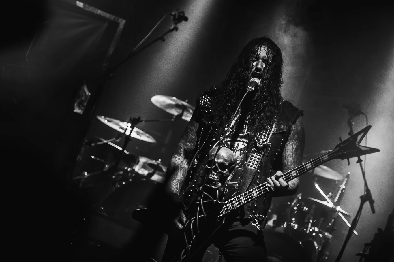 Marcel "Schmier" Schirmer (Destruction) w akcji Marcel "Schmier" Schirmer (Destruction) w akcji