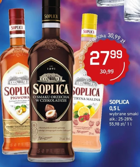 Soplica o smaku orzecha w czekoladzie Likier 500 ml