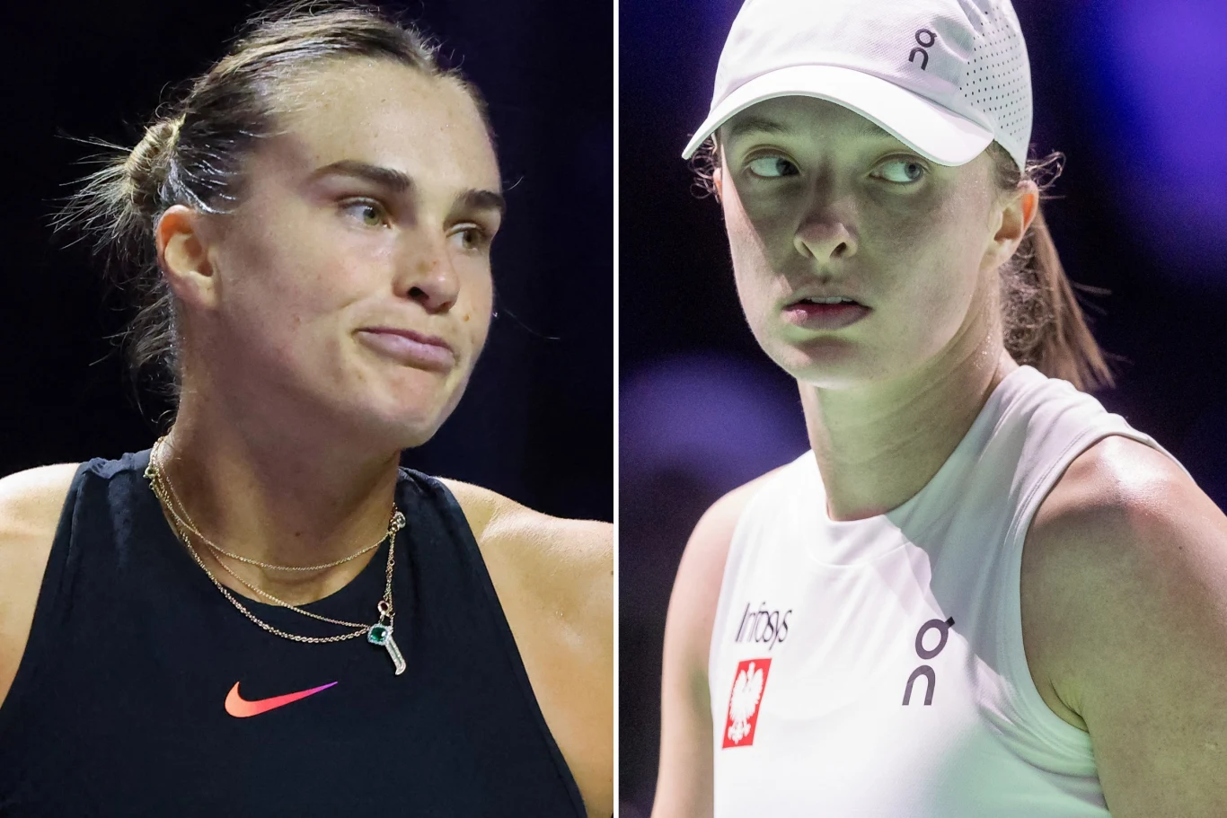 Aryna Sabalenka i Iga Świątek Aryna Sabalenka i Iga Świątek