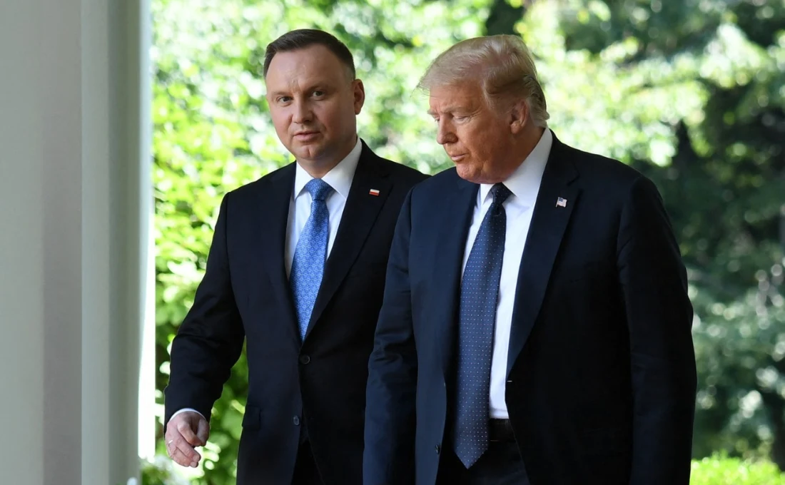 Andrzej Duda ujawnił szczegóły rozmowy z prezydentem elektem USA Donaldem Trumpem. Zdjęcie z 2020 roku Andrzej Duda ujawnił szczegóły rozmowy z prezydentem elektem USA Donaldem Trumpem. Zdjęcie z 2020 roku