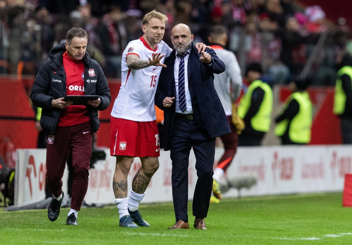 Tymoteusz Puchacz i Michał Probierz