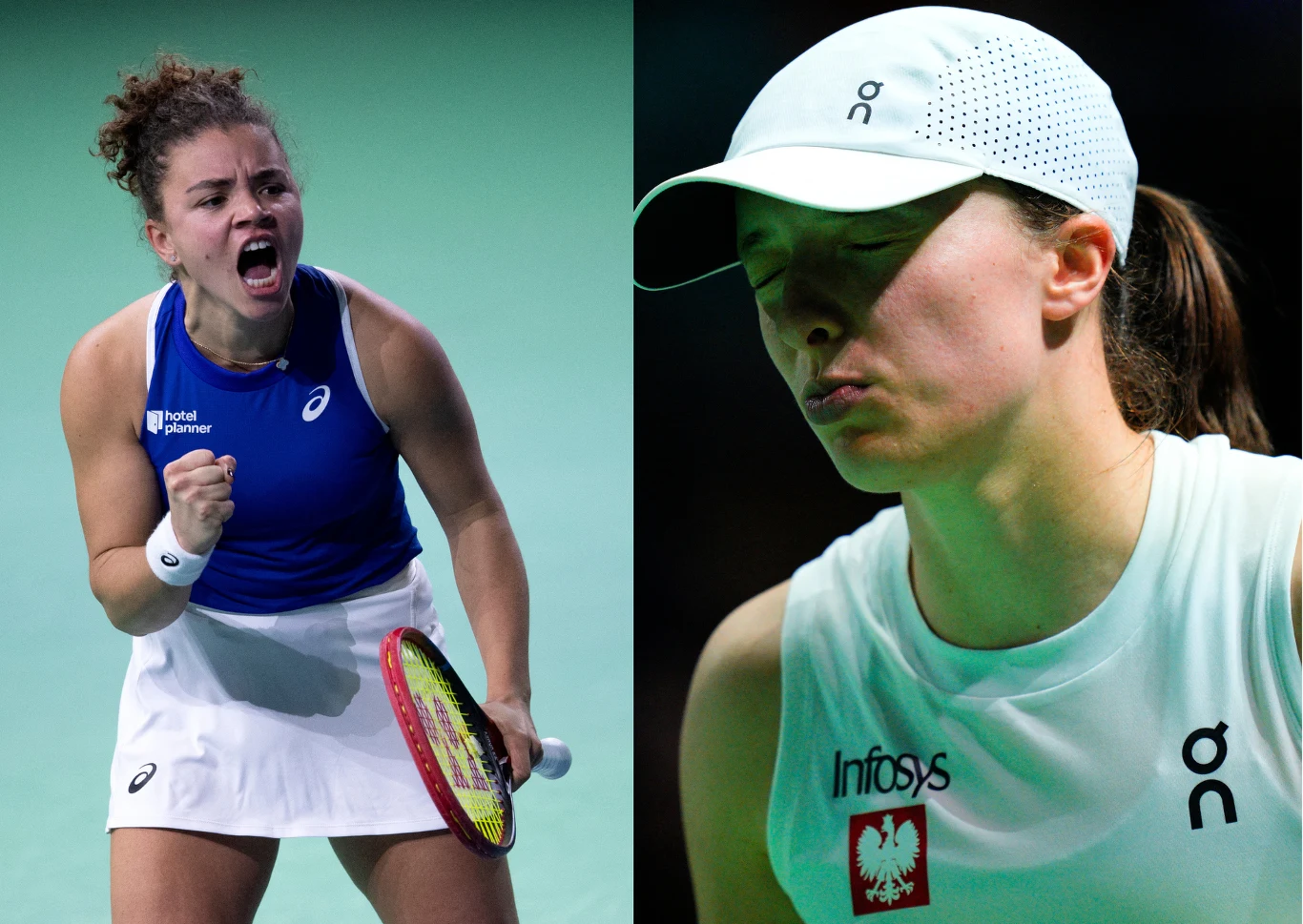 Jasmine Paolini i Iga Świątek Jasmine Paolini i Iga Świątek