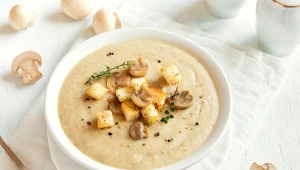 Do kremowej zupy pieczarkowym dodaję ten nietypowy składnik. Tak podają ją w restauracjach
