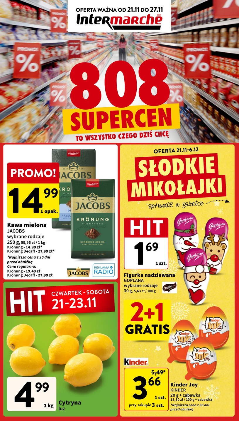 Gazetka: Słodkie Mikołajki z Intermarche  - strona 1