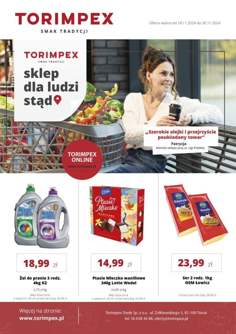 Gazetka promocyjna Torimpex - ważna od 18. 11. 2024 do 30. 11. 2024