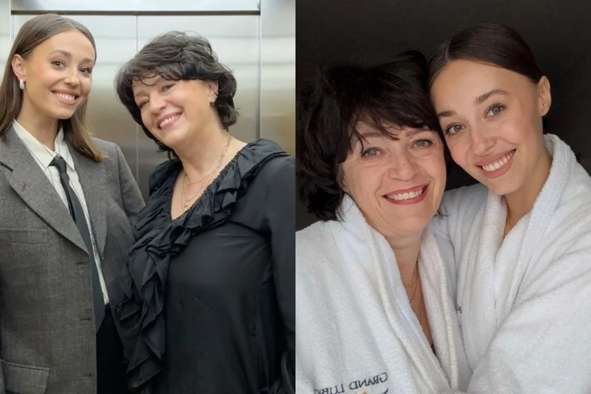 Iza Krzan z ukochaną mamą Bożeną nad morzem Iza Krzan z ukochaną mamą Bożeną nad morzem