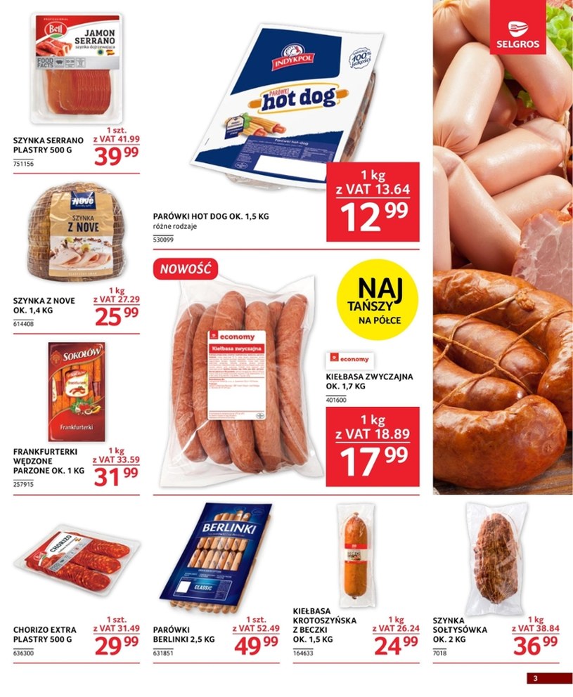 Gazetka: Oferta gastronomiczna Selgros (bez alkoholu)  - strona 3