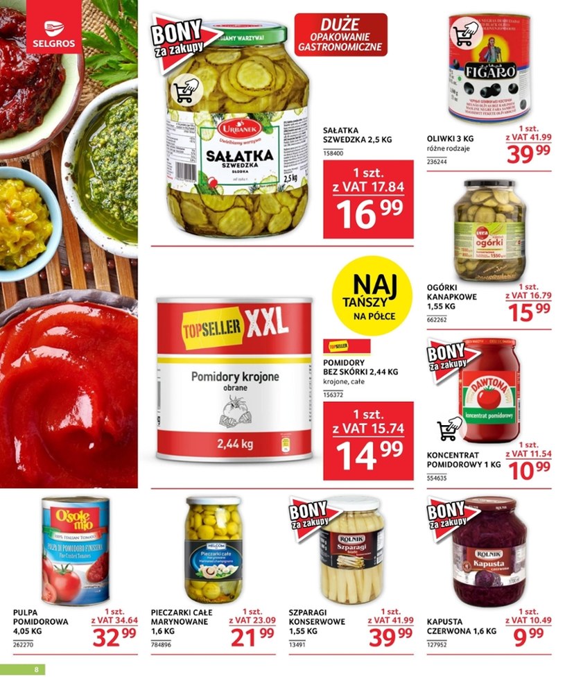 Gazetka: Oferta gastronomiczna Selgros (bez alkoholu)  - strona 8