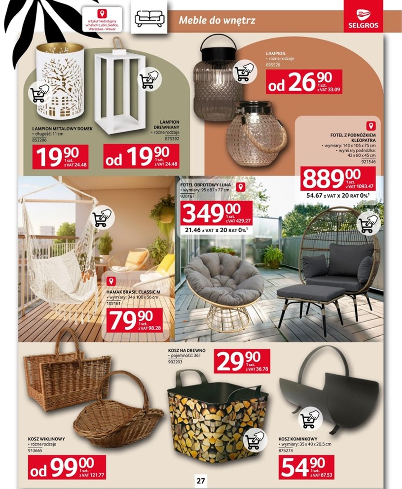 Gazetka: Home&Deco w Selgros  - strona 27