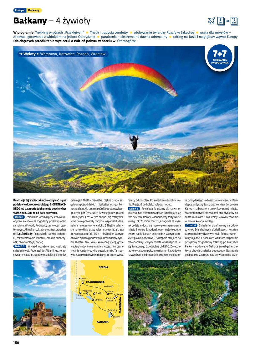 Gazetka: Zwiedzanie i wypoczynek - lato 2025 - Rainbow Tours - strona 186