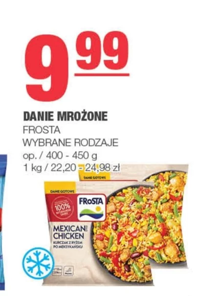 Danie mrożone Frosta