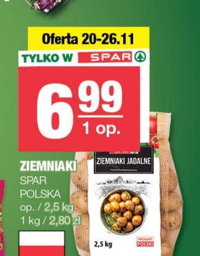 Ziemniaki SPAR niska cena