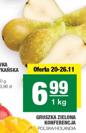 Gruszka niska cena