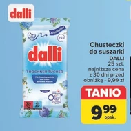 Chusteczki do suszarki Dalli