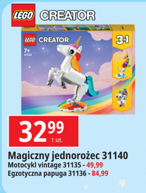 Magiczny jednorożec LEGO niska cena