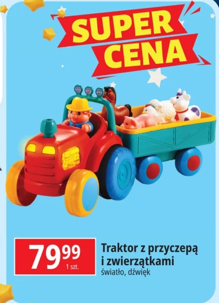 Traktor z przyczepą