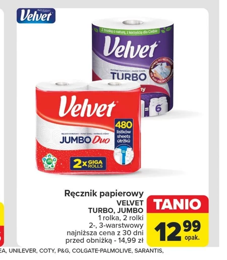 Ręcznik papierowy Velvet