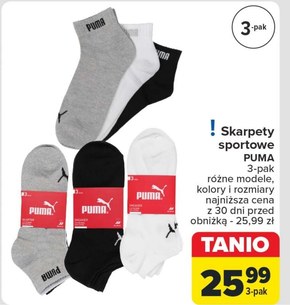 Skarpety sportowe Puma niska cena