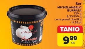 Michelangelo Burrata ser z mleka krowiego 195 g niska cena