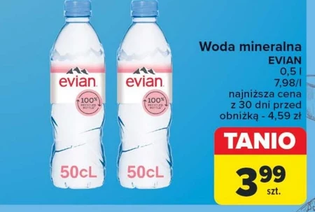 Evian Naturalna woda mineralna niegazowana 500 ml
