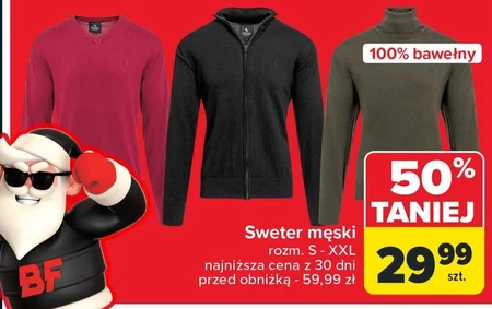 Sweter męski