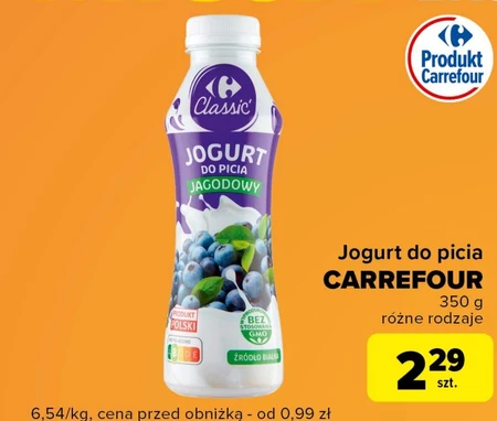 Jogurt pitny Carrefour