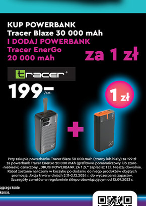 Powerbank Tracer niska cena