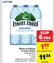 Woda niegazowana Żywiec zdrój