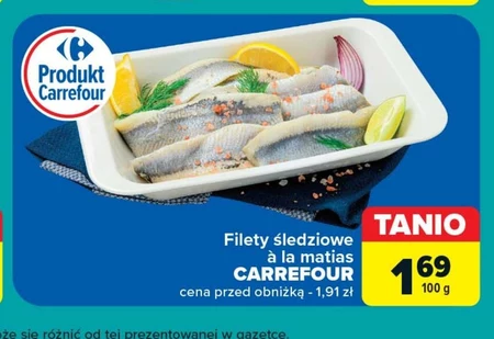 Filety śledziowe Carrefour