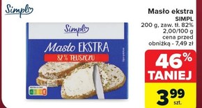 Masło Simple niska cena